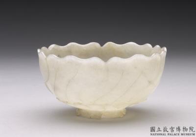 图片[2]-Jade floral-shaped water holder, Qing dynasty(1644-1911)-China Archive